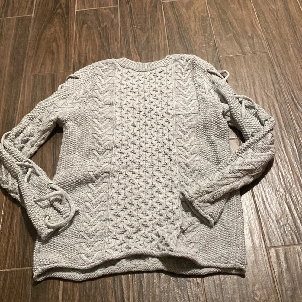 John and Jenn sweater gray